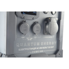 Портативна Електростанція QUANTUM ENERGY СUBE 12V-230V 500W